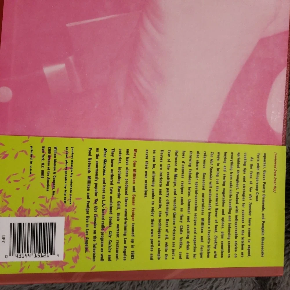 FIRST‎ EDITION SIGNED BOOK Latin cooking with too hot tamales Milliken Feniger
